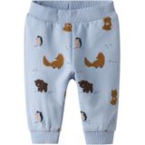 NAME IT Broek 'NBMSoul'  beige / lichtblauw / bruin / donkerbruin