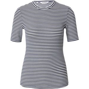 Soft Rebels Shirt 'Fenja'  marine / wit