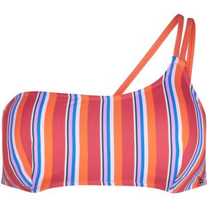 Skiny Bikinitop  blauw / oranje / cranberry / wit