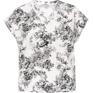 FELIPA Blouse 'Fashion Look'  grijs / zwart / wit