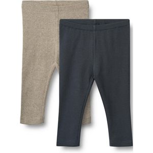 WHEAT Leggings 'Jules'  navy / grijs gemêleerd