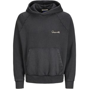 JACK & JONES Sweatshirt  lichtgeel / zwart