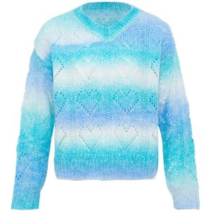 Sidona Trui  turquoise / pastelblauw / lichtblauw