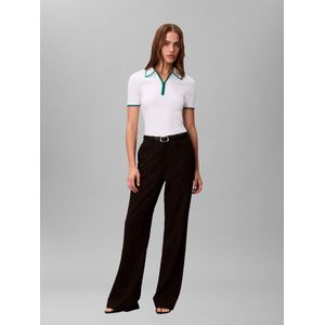 Calvin Klein Jeans Shirt  donkergroen / wit