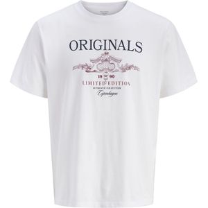 JACK & JONES Shirt  navy / donkerrood / wit