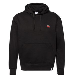 Mikon Sweatshirt 'Erdbeere'  rood / zwart