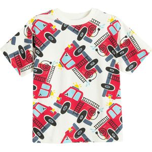 Cool Club Shirt  rood / zwart / wit