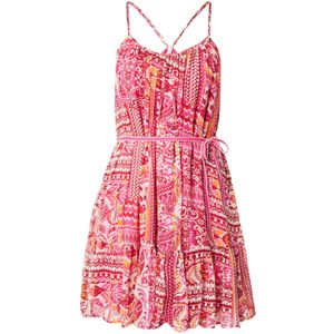 ONLY Zomerjurk 'ONLASTA'  oranje / fuchsia / bloedrood / wit