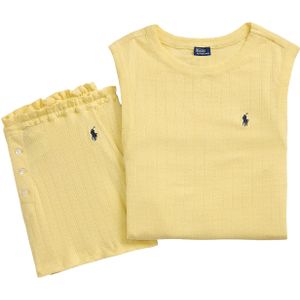 Polo Ralph Lauren Pyjama ' Polo Pointelle '  geel