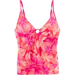 s.Oliver RED LABEL - Tankinitop JAYCE - Perzik - Gedessineerd - Zonder Beugels