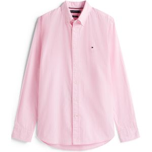 TOMMY HILFIGER Overhemd  rosa / wit