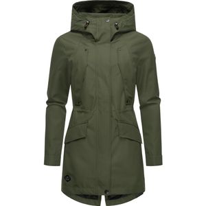 Ragwear - Begonia - Regenjas - Donkergroen - Licht Gevoerd