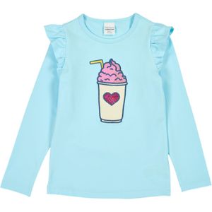 Fred's World by GREEN COTTON Shirt  crème / aqua / lichtroze / rood