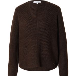 MORE & MORE Trui  donkerbruin