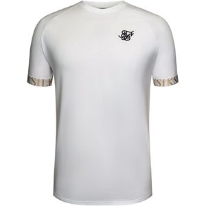 SikSilk Shirt  champagne / zwart / wit
