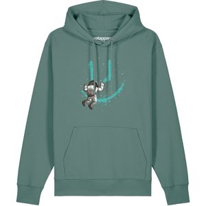 Watapparel Sweatshirt 'Graffiti Astronaut'  groen / gemengde kleuren