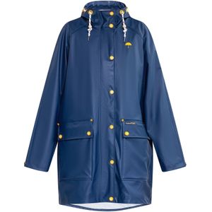 Schmuddelwedda Functionele mantel  navy / geel / wit