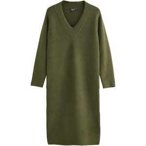 Next Gebreide jurk  olijfgroen