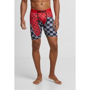 PSD Boxershorts 'INFRA LUXE'  grijs / rood / zwart