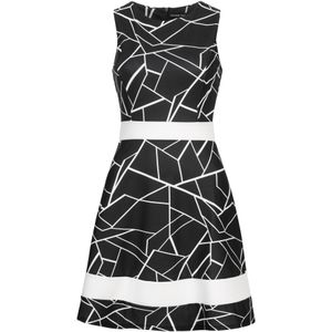 Cloud5ive Jurk  zwart / wit