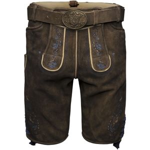 Krüger Buam Klederdracht broek 'Vasili'  donkerbruin