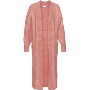 Lascana - Lang Vest - Mauve Mêlee - Zacht Breisel - Lange Mouwen