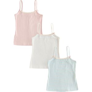 Next Onderhemd  crème / hemelsblauw / poederroze