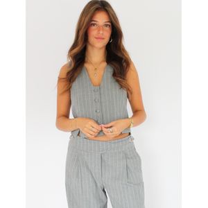 Honnête Atelier Bodywarmer 'Manon'  grijs
