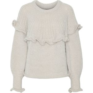 PIECES Trui 'PCSIKKA'  lichtgrijs