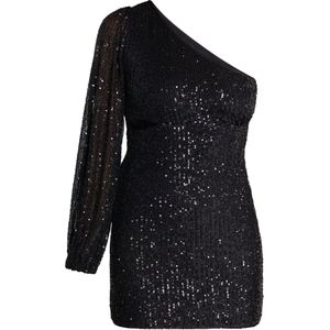 faina Cocktailjurk 'Imane'  zwart