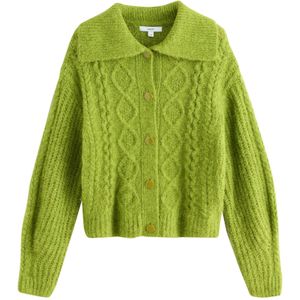 Next Gebreid vest  kiwi