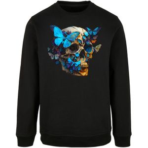 F4NT4STIC Sweatshirt 'Schmetterling'  blauw / zwart