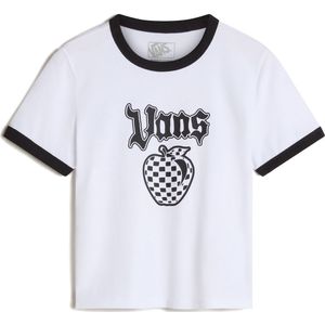 VANS Shirt 'Apple Boom Ringer'  zwart / wit