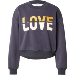 ABOUT YOU Sweatshirt 'Lacey'  beige / geel / donkergrijs