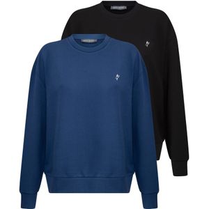 Jacey Quinn Sweatshirt  navy / zwart