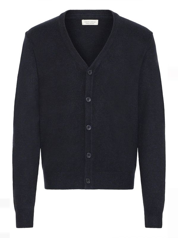 Casual Friday - HEINE - Gebreid Vest - Donkerblauw