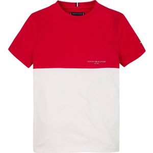 TOMMY HILFIGER Shirt  rood / wit