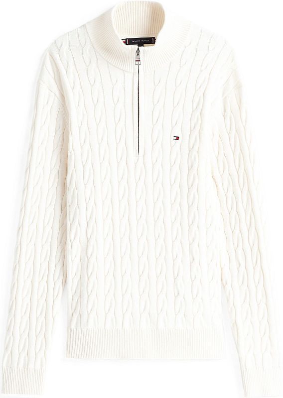 Tommy Hilfiger - Schipperstrui - Effen - Regular Fit - Puur Katoen