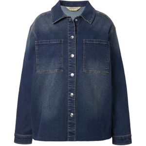 Studio Untold Blouse  blauw denim