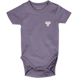 Hummel Rompertje/body  mauve / wit