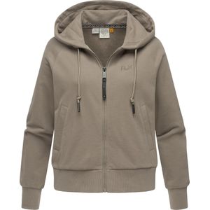 Ragwear Sweatvest 'Taila'  chocoladebruin