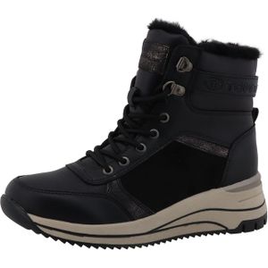 TOM TAILOR Veterlaarsjes  zwart