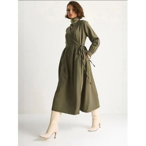 Bianco Lucci Jurk  kaki