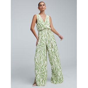 BWLDR Jumpsuit 'SPARKLE JUMPSUIT'  groen / offwhite