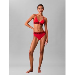 Calvin Klein Swimwear Bikinibroek 'Intense Power'  knalrood / zwart
