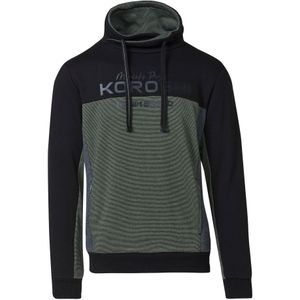 KOROSHI Sweatshirt  grijs / kaki / zwart
