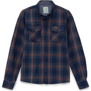 By Diess Collection Overhemd  marine / bruin / wit