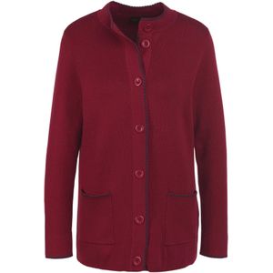 Goldner Gebreid vest  donkerrood