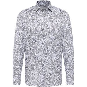 ETERNA Zakelijk overhemd  zwart / wit