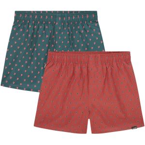 Pockies Boxershorts  grijs / rood